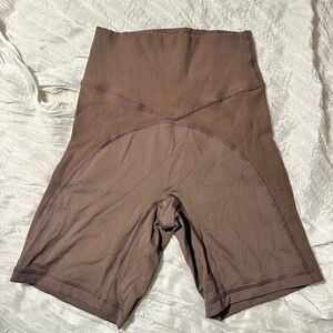 Aerie Brown High-Waisted Bike Shorts